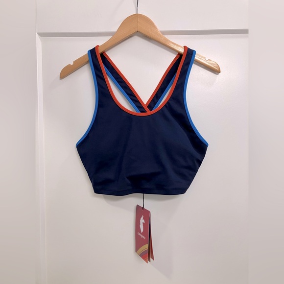 NWT Cotopaxi Mari Crop Top Women’s Small | Maritime Blue | Bra Activewear - Picture 5 of 13